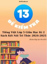 13 Đề thi Tiếng Việt lớp 5 giữa kì 2 sách Kết Nối Tri Thức 2024-2025 (Kèm đáp án chi tiết)